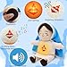 Yelakey Breathing Plush Virgin Mary Doll 15 Soothing Guardian Angel with Light Sound Baptism Plushie Toy Gifts for Kids for Christening Religious Easter - Image 4