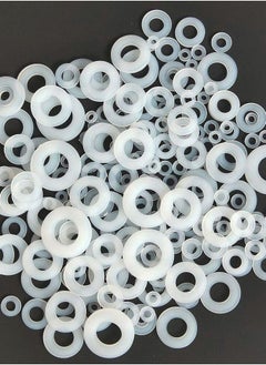 Generic Nylon Washer, Flat washer Plastic flat washer Flat gasket Round spacer washers Seal ring Spacer washer Washer round glat，for Industrial Fixings 500 Pcs  - Image 4