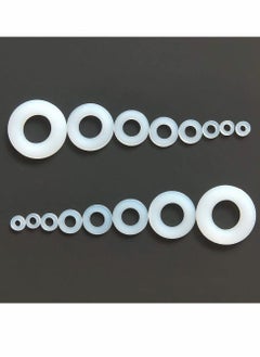 Generic Nylon Washer, Flat washer Plastic flat washer Flat gasket Round spacer washers Seal ring Spacer washer Washer round glat，for Industrial Fixings 500 Pcs  - Image 3