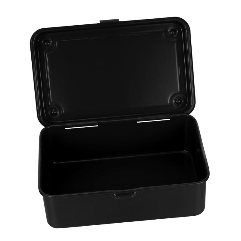 Vintage Metal Tool Box Organizer Portable Small Iron Storage Case For Tools - Image 2