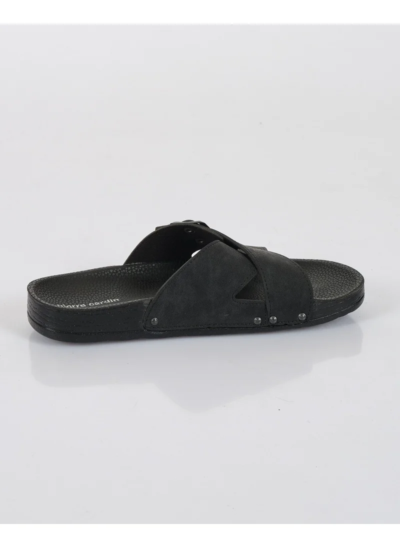 بيير كاردان Black Men's Slippers 2SPC7016