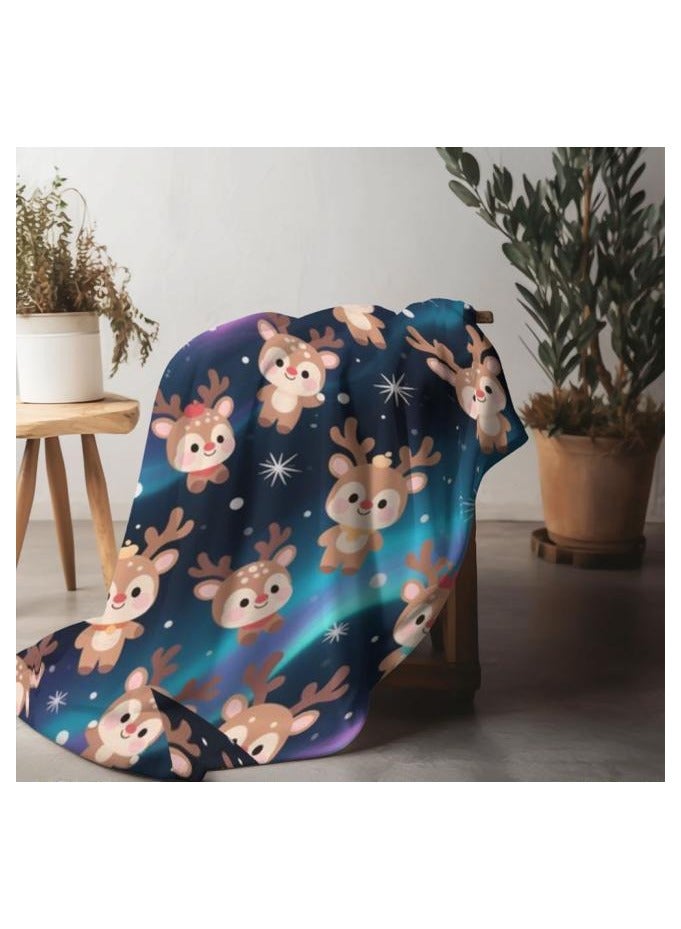 عام بطانية رقيقة من الفانيلا الكرتونية للأطفال أو الطلاب (دافئة ومريحة ومناسبة للنوم والألعاب) 100 سم * 150 سم - 1146 - Image 3