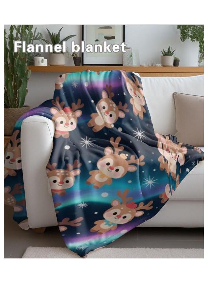 عام بطانية رقيقة من الفانيلا الكرتونية للأطفال أو الطلاب (دافئة ومريحة ومناسبة للنوم والألعاب) 100 سم * 150 سم - 1146 - Image 4