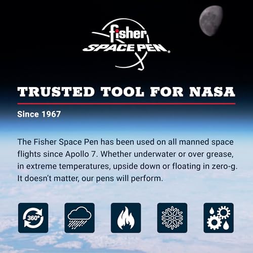 Fisher Space Pen Aurora Borealis Bullet Space Pen, Ballpoint, Lime Green, Black Ink, Pocket Clip, Gift Box - Image 4