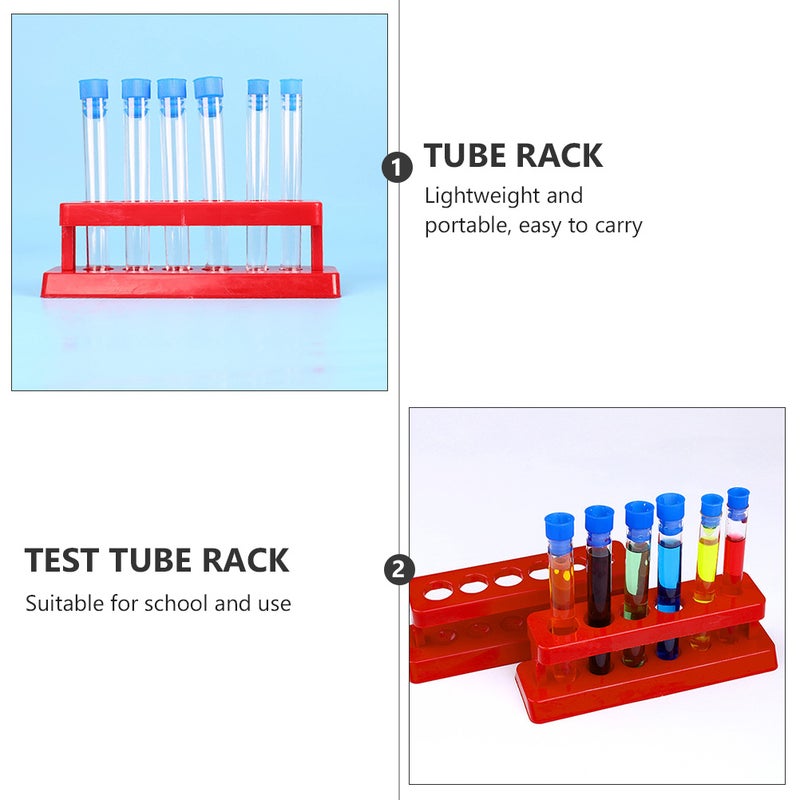 10 Pcs Test Tube Stand Test Tube Rack Holder School Teaching Aids - Image 5