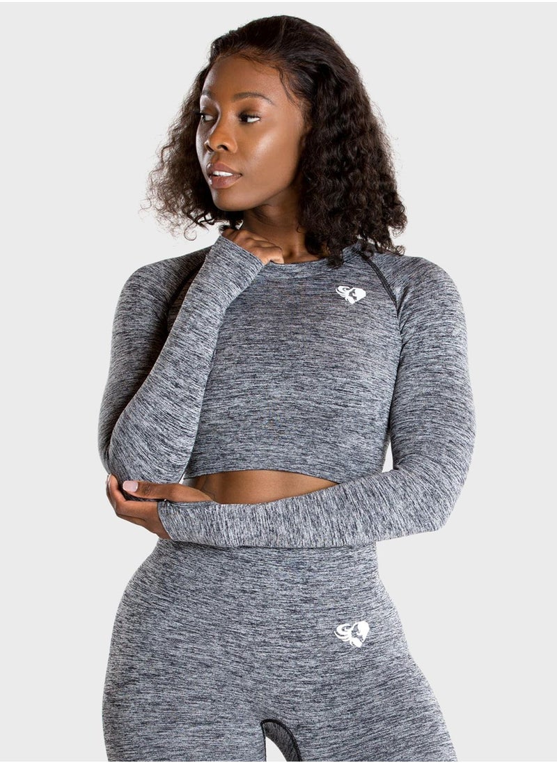 Womens Best - Move Seamless Cropped Top - Image 1