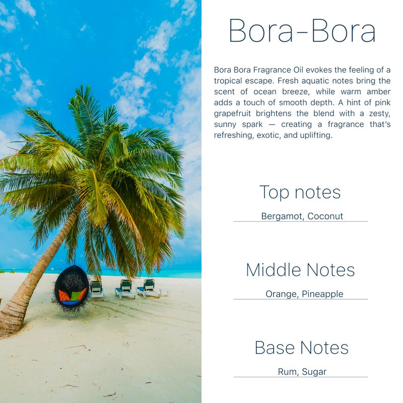 AirDrive Car Air Freshener Tropical Bora-Bora 2 Pack Coconut Hanging Air Freshener Diffuser, Cute Car Accessories Air Freshner for Women & Men Gift Non-Toxic Car Scent Long Lasting Oil Diffuser Made in USA - Image 2