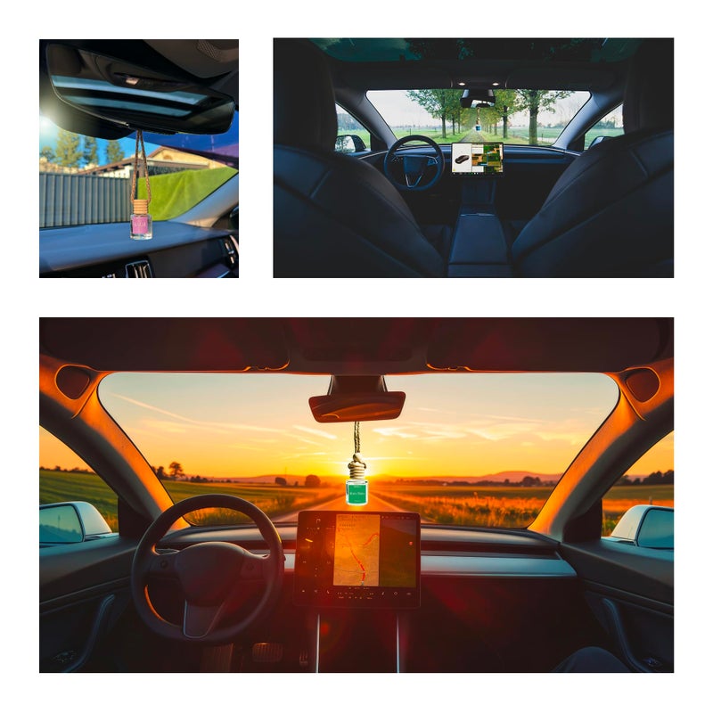 AirDrive Car Air Freshener Tropical Bora-Bora 2 Pack Coconut Hanging Air Freshener Diffuser, Cute Car Accessories Air Freshner for Women & Men Gift Non-Toxic Car Scent Long Lasting Oil Diffuser Made in USA - Image 5