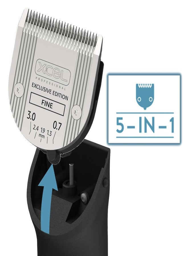 إكسيل شفرة بديلة XCEL 5 في 1 متوافقة مع ماكينات قص شعر الحيوانات الأليفة Bravura، الإصدار الاحترافي، رقم 9، رقم 10، رقم 15، رقم 30، رقم 40، مصنوعة من الفولاذ المقاوم للصدأ (1) - Image 2