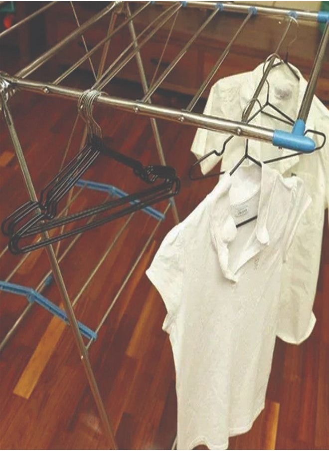 ZCM-HAPPY 20-Piece Indivual Non-Slip Metal Hook Hangers Set  - Image 5