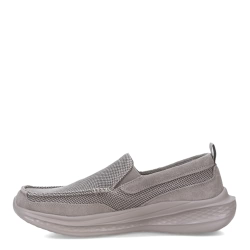 SKECHERS Slade - Munson Dual Gore Slip On W/Suede Overlays,Grey,9.5 Medium - Image 4