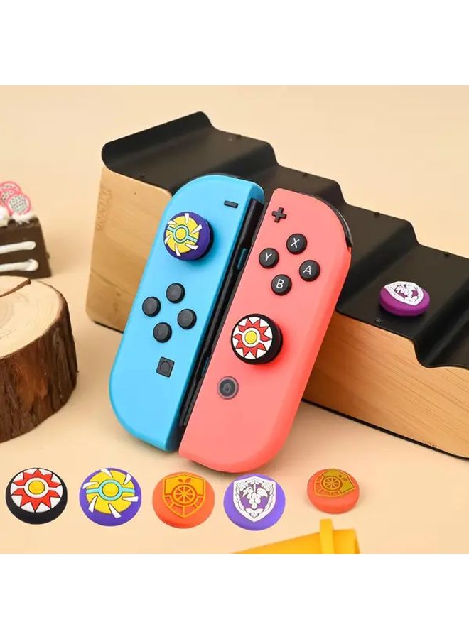 Style A 4pcs Soft Thumb Grip Caps For Nintendo Switch OLED Lite Joycon Analog Controller Gamepad Thumbstick Cover - Image 1