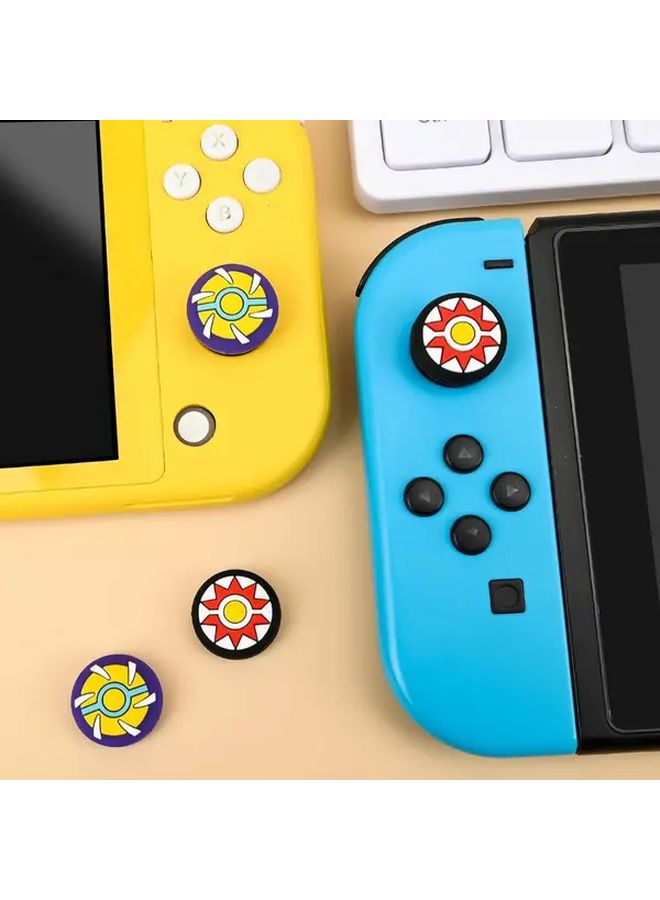 Style A 4pcs Soft Thumb Grip Caps For Nintendo Switch OLED Lite Joycon Analog Controller Gamepad Thumbstick Cover - Image 5