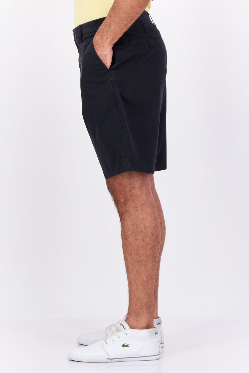 GAP Men Plain 10 Inseam Basic Shorts, Navy - Image 3
