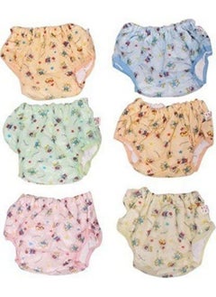 Chinmay Kids Chinmay Kid’S Unisex Baby Washable Diaper Pants In Polyester Pvc Animal Print Design For Child Newborn Baby In Large Sizel(Pack Of 6)  - Image 1