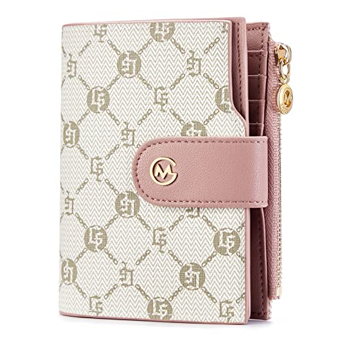 GOLF SUPAGS Wallets for Women PVC Leather Small Bifold Zipper Pocket Coin Purse Large Capacity Multi Card Organizer - Image 1