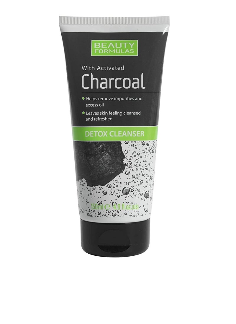 BEAUTY FORMULAS - Beauty formulations Activated Charcoal Detox Cleanser 150ml - Image 1