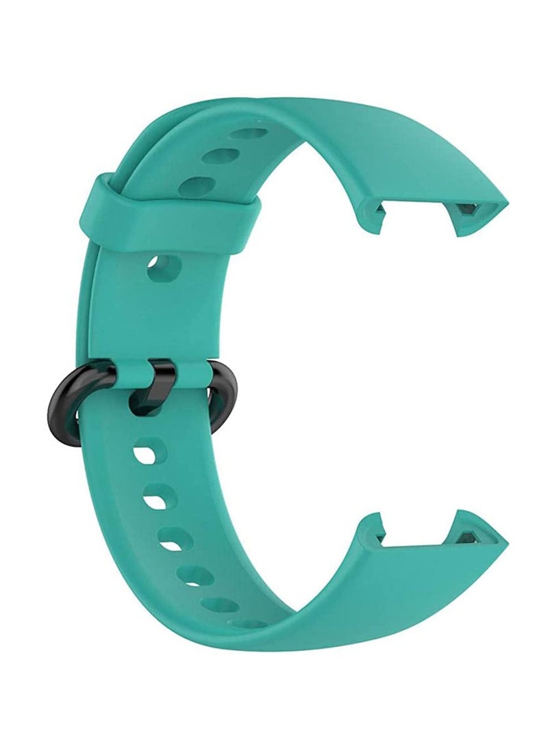 Straps Compatible with Redmi Watch 2 Lite Watch Xiaomi Mi Watch 2 Lite Soft Silicone Band for Men, Women,Cyan  - Image 3