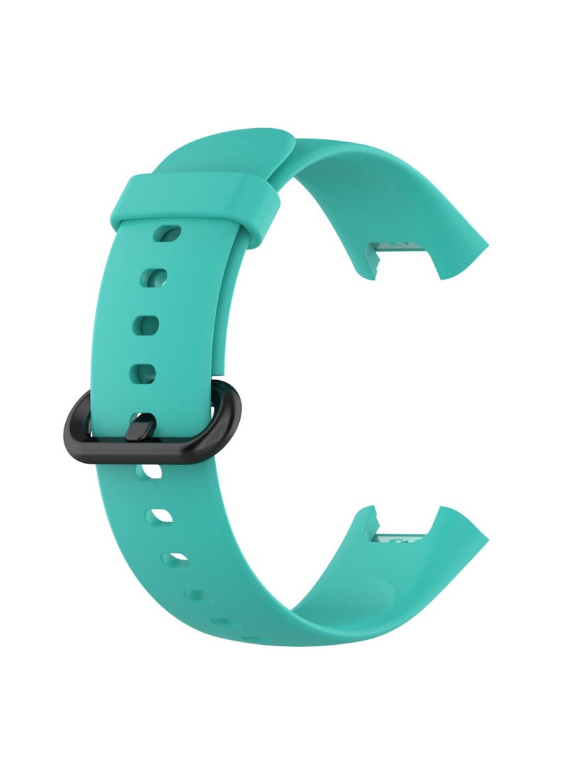 Straps Compatible with Redmi Watch 2 Lite Watch Xiaomi Mi Watch 2 Lite Soft Silicone Band for Men, Women,Cyan  - Image 4