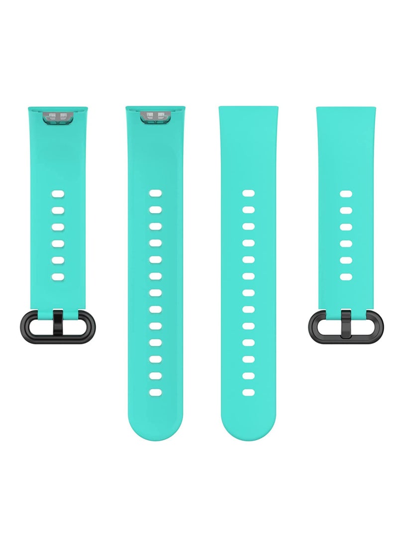 Straps Compatible with Redmi Watch 2 Lite Watch Xiaomi Mi Watch 2 Lite Soft Silicone Band for Men, Women,Cyan  - Image 5