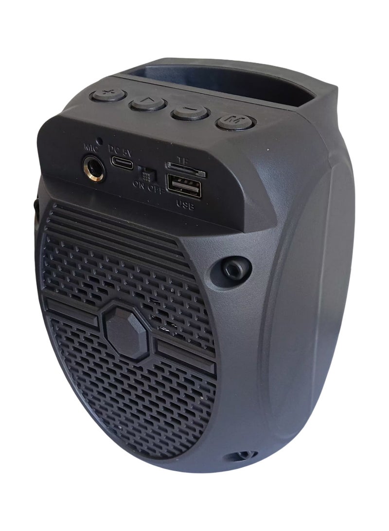 singe Sing-E ZQS 1308 Portable Super Bass Bluetooth Speaker 5W Light 3 Inch  - Image 2