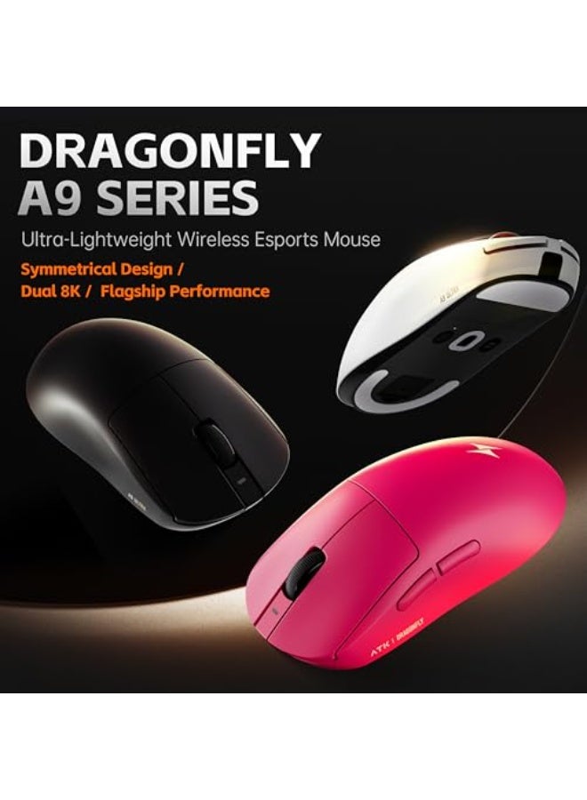 ATK Dragonfly A9 Plus Wireless Gaming Mouse Lightweight PAW3395 Sensor Adjustable DPI 1K Polling Tri-Mode Wireless /BT/Wired - Image 3