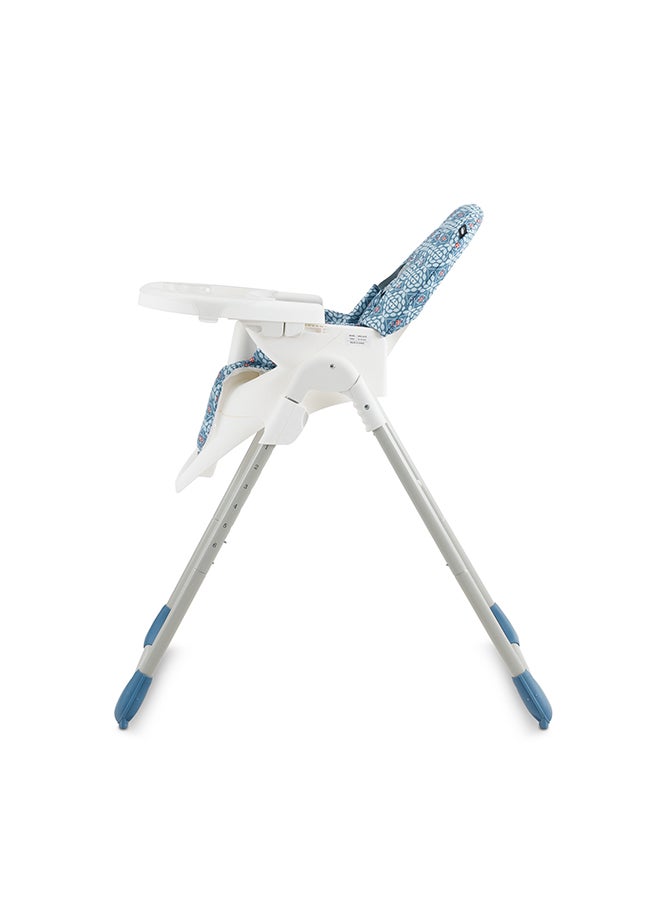 evenflo - Fava Compact High Chair 6m-36m, Blue - Image 1