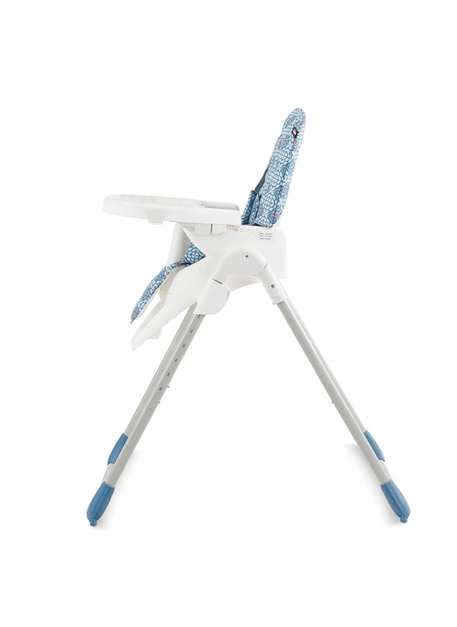 evenflo - Fava Compact High Chair 6m-36m, Blue - Image 1