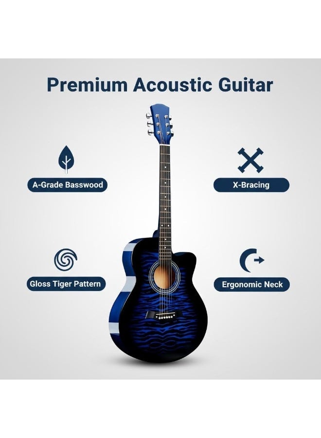 Sharpdo 40-Inch Classical Guitar Set (Includes Strings, Travel Bag, Tuner, Slingshot, And Shoulder Strap) Suitable for Beginners, Adults, Children, and as a Birthday Gift - Image 1