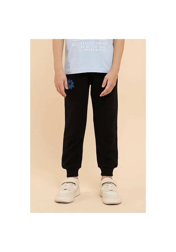 R&b Printed Joggers with Drawstring Waist