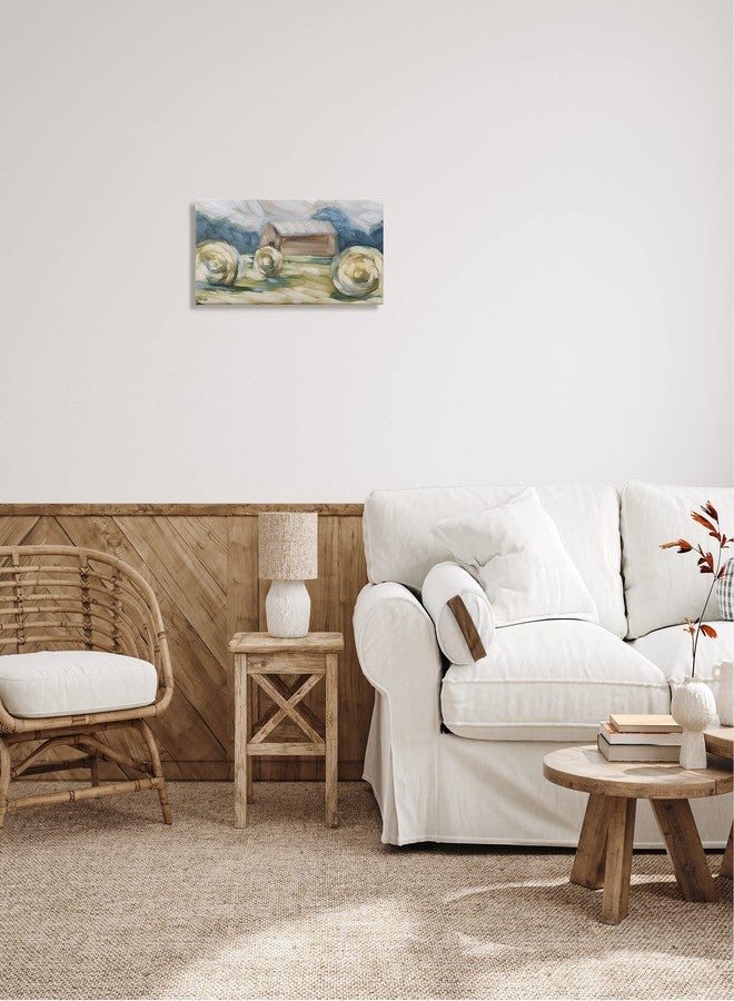 Stupell Industries Abstract Country Hay Bales Canvas Wall Art, Design by Sara G. Designs - Image 2