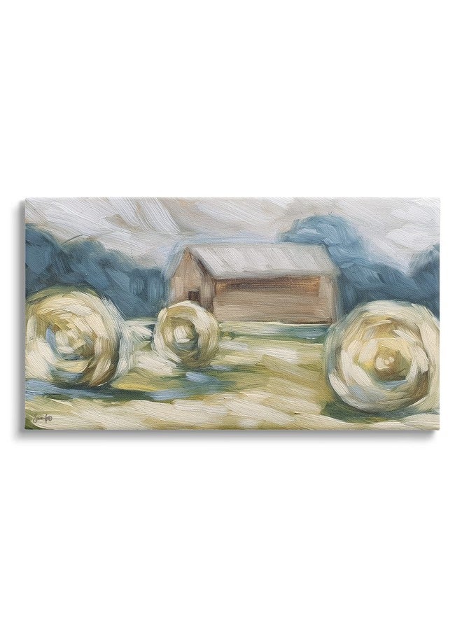 Stupell Industries Abstract Country Hay Bales Canvas Wall Art, Design by Sara G. Designs - Image 1