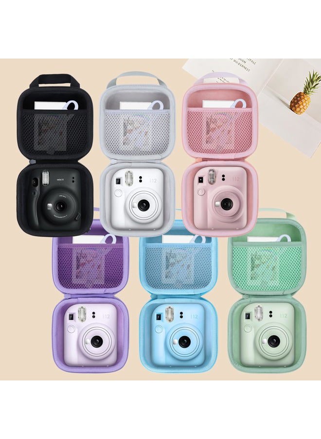 RIYADAone Hard Case Compatible with Fujifilm INSTAX Mini 12/11 Instant Camera, Purple, 15x15x9 cm, Case - Image 3