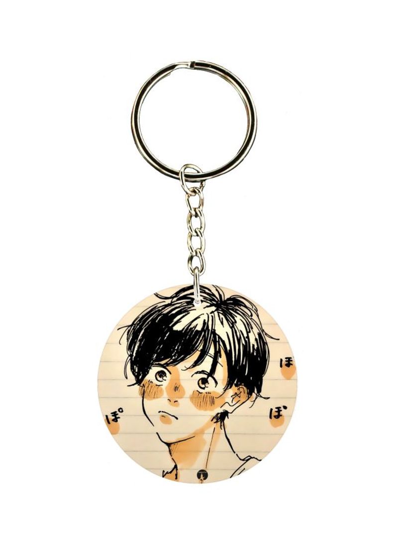 RKN Cartoon Printed Double Sided Keychain
