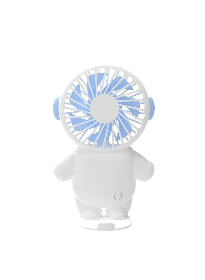 Goolsky Astronaut Mini Fan – USB Rechargeable Portable Pocket Fan, Cute Space Design Quiet Cooling, Travel/Office/Outdoor Use - Image 3