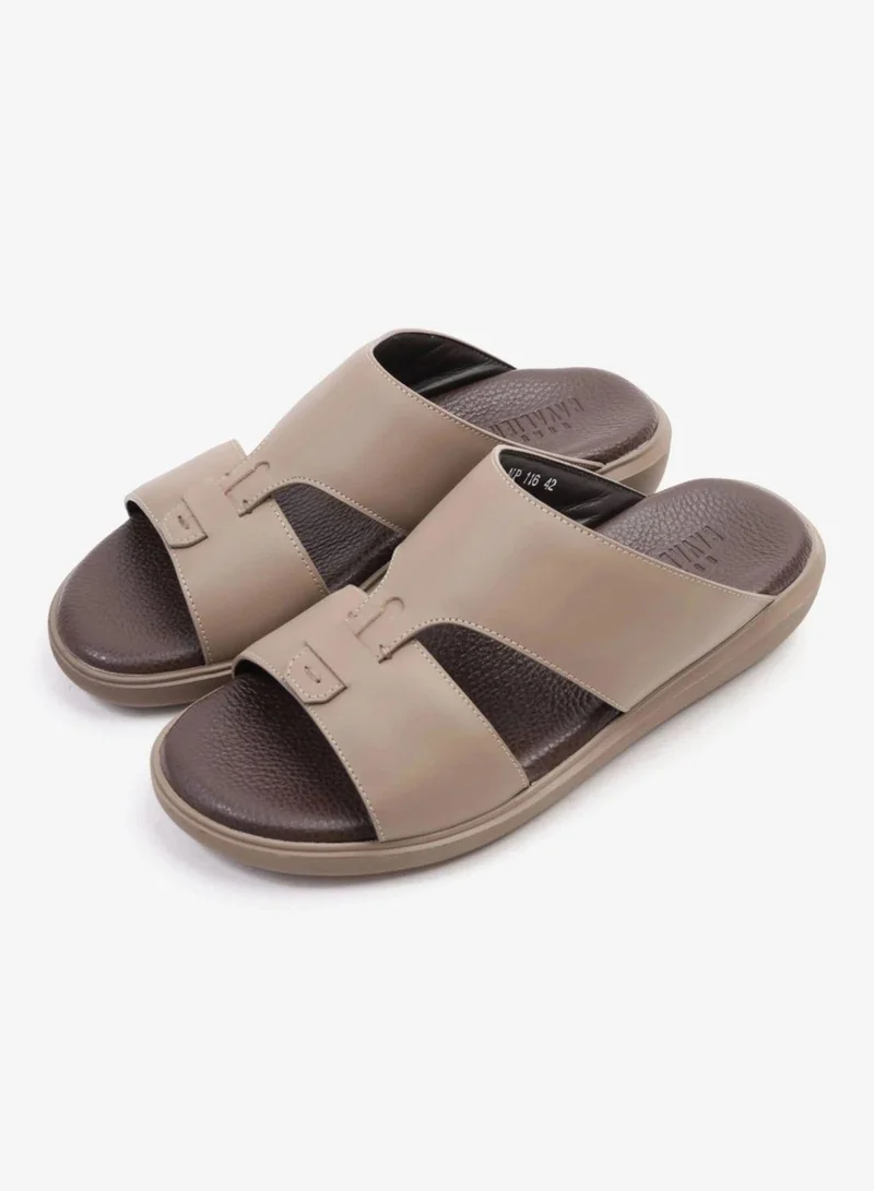 UOMO Cavalier  Uomo Cavalier Comfortable Slip-On Sandals with Cushioned Sole Stone for Men | Best Price UAE