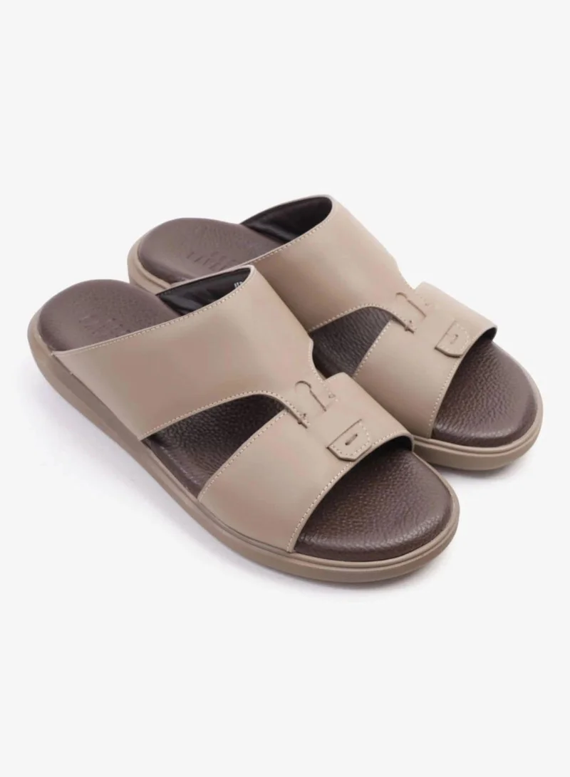 UOMO Cavalier  Uomo Cavalier Comfortable Slip-On Sandals with Cushioned Sole Stone for Men | Best Price UAE