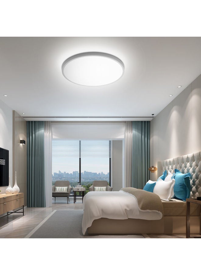 NIBEMINENT 6500-7000K Round LED Ceiling Light White - Image 5