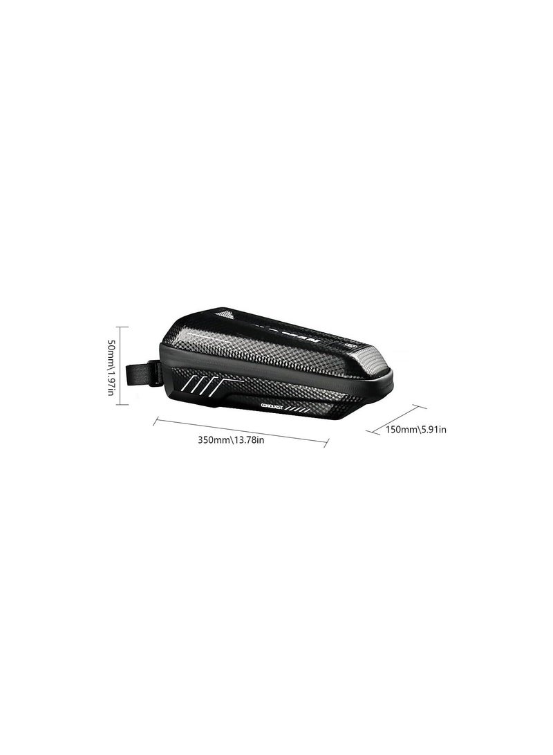 GGOOT Bike Front Frame Bag,Top Tube Storage Case Bike Cycling Pouch - Riding Accessories with Compartment for Mobile Phones, Keys, and Small Items - Image 2