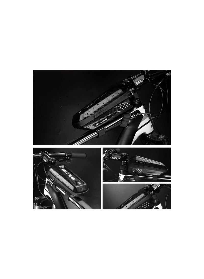 GGOOT Bike Front Frame Bag,Top Tube Storage Case Bike Cycling Pouch - Riding Accessories with Compartment for Mobile Phones, Keys, and Small Items - Image 4