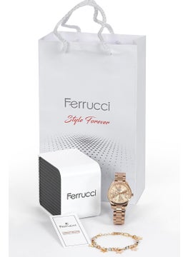 DANIEL KLEIN Ferrucci FC.13911M Women's Wristwatch + Bracelet  - Image 4