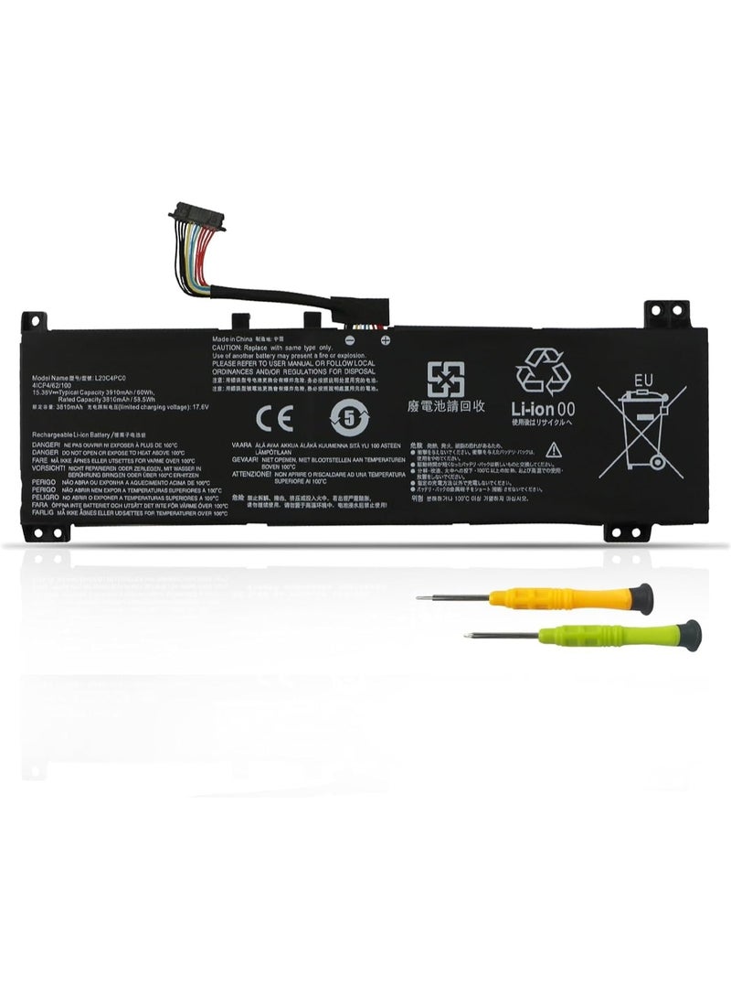 Terabyte L20C4PC0 L20M4PC0 L20D4PC0 Battery Compatible for Lenovo 3-15ACH6 82K2 Legion 5-15ACH6 5-15ACH6A 5-15ACH6H 5-15ITH6 5-15ITH6H 5-15IAH7 5-15IAH7H 82JW 82NW 82JU 82JK 82JH 82RC 82RB - Image 1