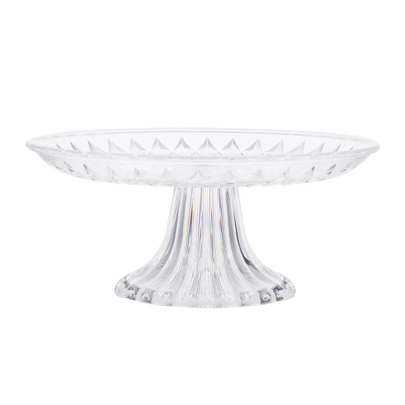 7.87 Inch Transparent Acrylic Fruit Plate Crystal Bowl for Home Hotel Party Wedding Dessert Stand - Image 2