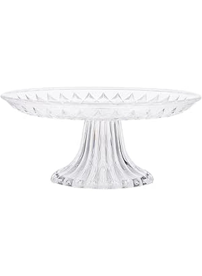 7.87 Inch Transparent Acrylic Fruit Plate Crystal Bowl for Home Hotel Party Wedding Dessert Stand - Image 1