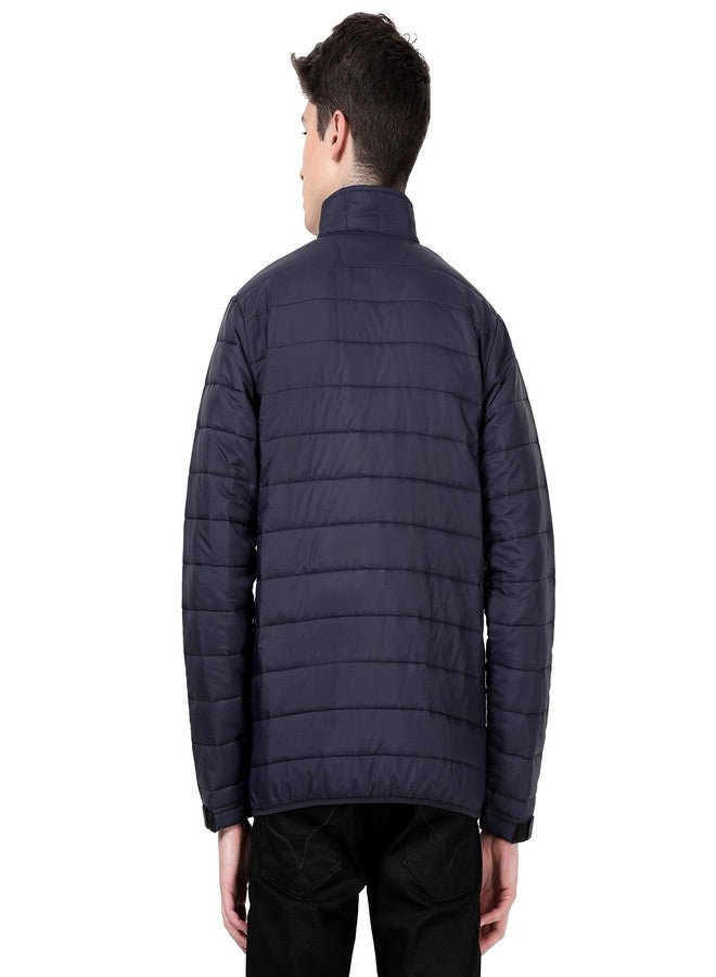 Scott International جاكيت رجالي مبطن بأكمام طويلة من سكوت إنترناشونال (SS21_TW-FSLV-BU-S، أزرق داكن) - Image 2