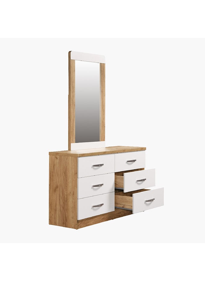 Home Box Juno 6-Drawer Master Dresser without Mirror 120 x 75 x 41 cm  - Image 5