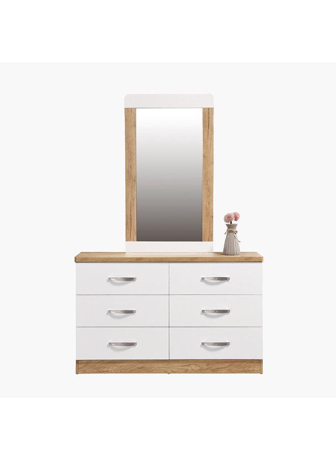 Home Box Juno 6-Drawer Master Dresser without Mirror 120 x 75 x 41 cm  - Image 4
