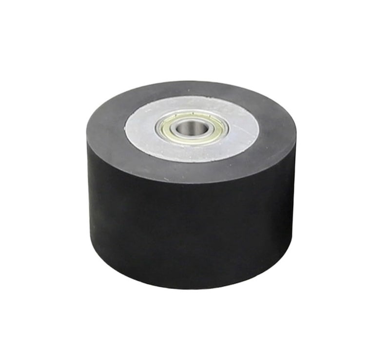 Dia. 50mm - 200mm Smooth Rubber Contact Wheel Belt Grinder Parts(100x50mm,6202 installed15.875) - Image 1