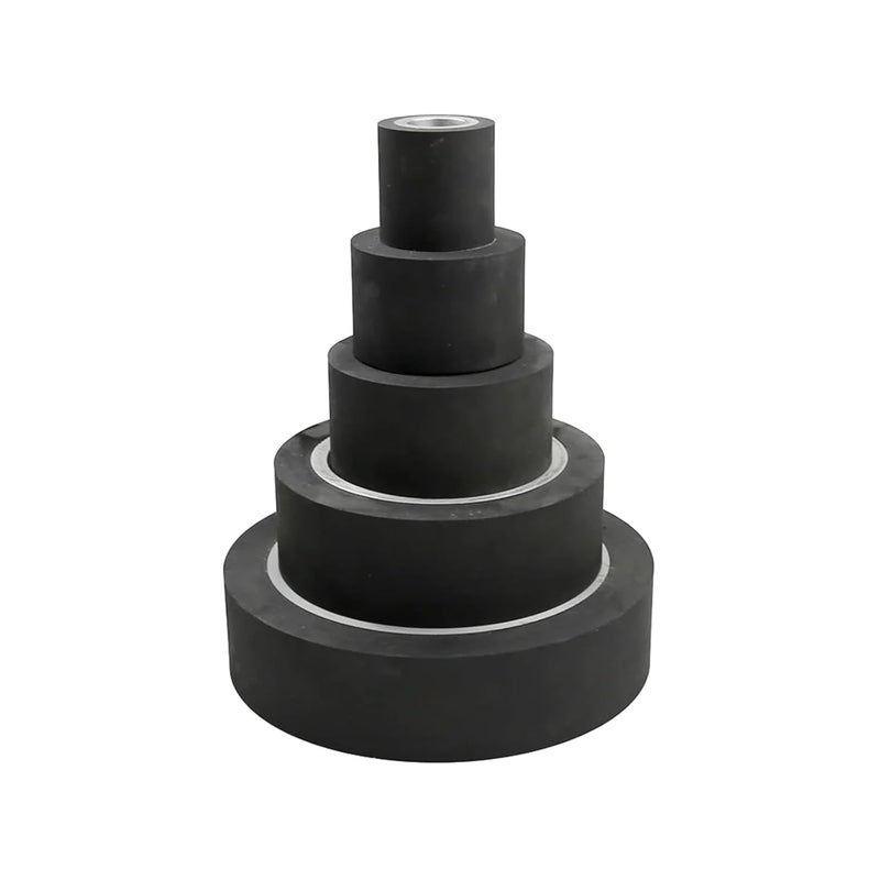 Dia. 50mm - 200mm Smooth Rubber Contact Wheel Belt Grinder Parts(100x50mm,6202 installed15.875) - Image 4