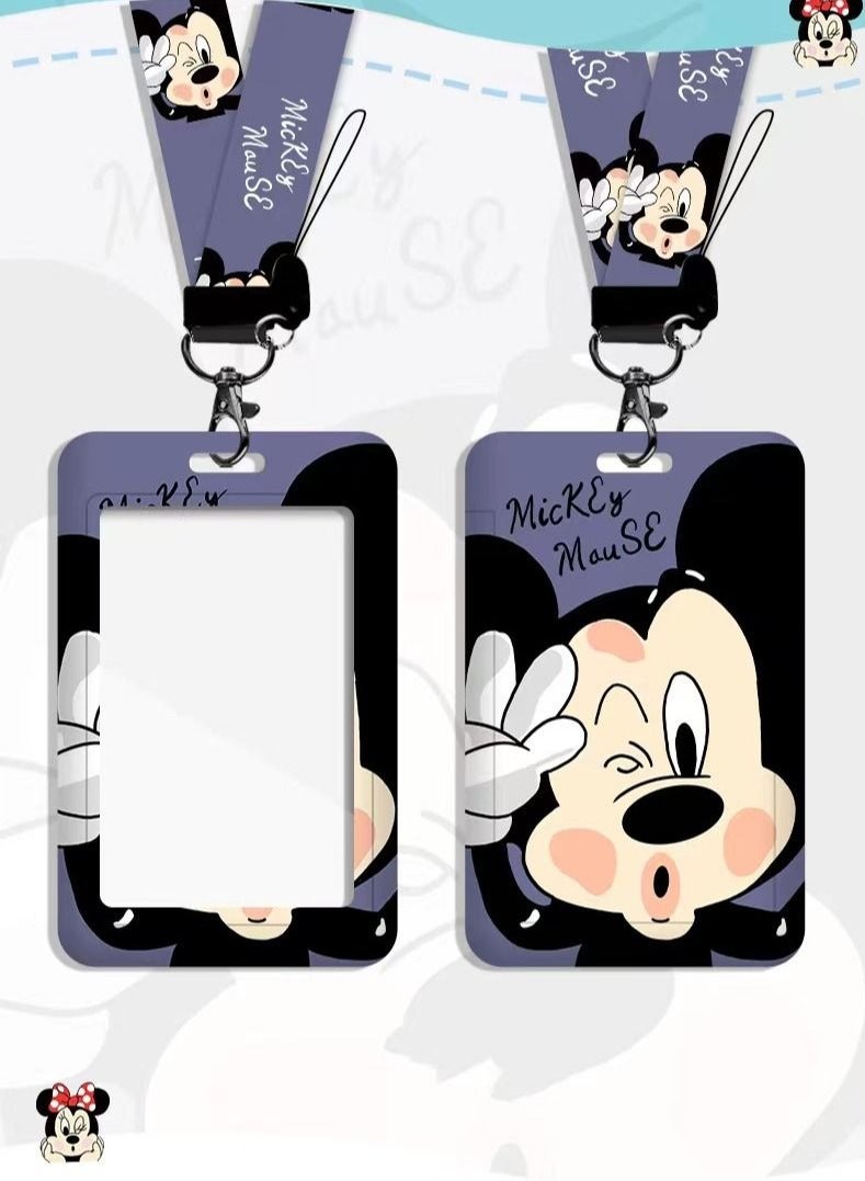 حامل بطاقة هوية الطالب ميكي ماوس - Image 1